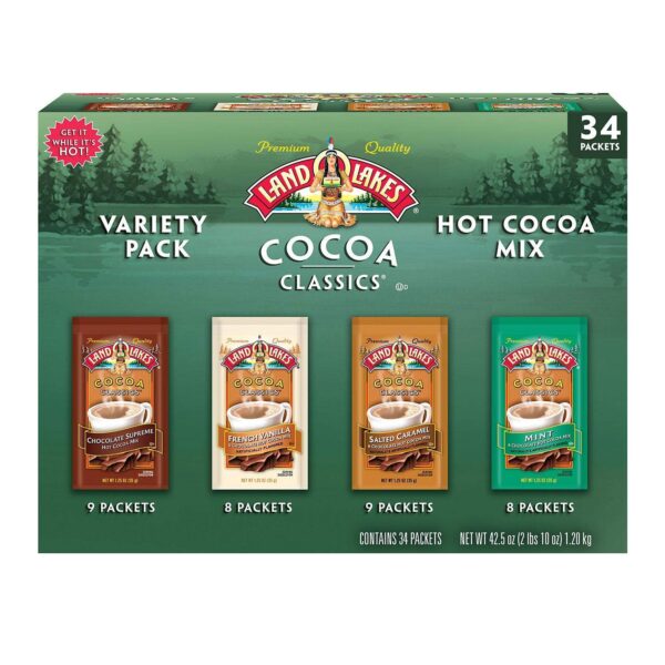 Land O' Lakes - Cocoa Classics, Variety Pack, 34 count