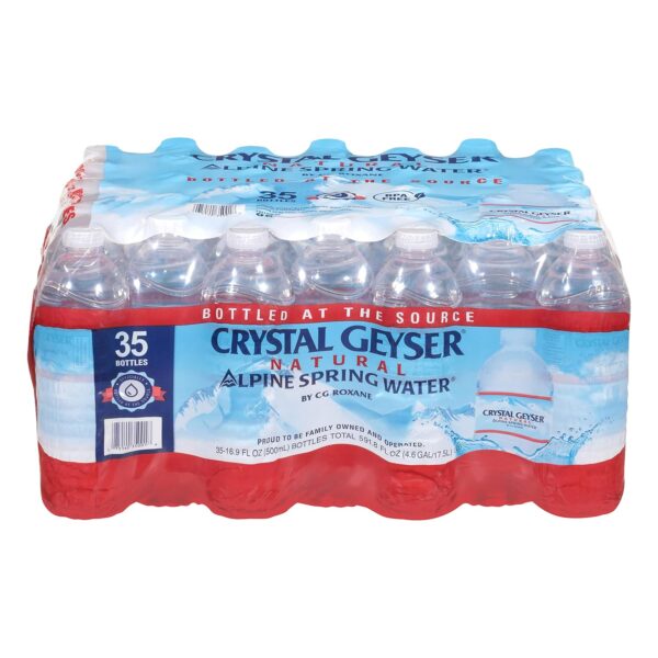 Crystal Geyser Alpine Spring Water, 16.9 oz, 35 ct