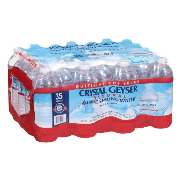 Crystal Geyser Alpine Spring Water, 16.9 oz, 35 ct - Image 3