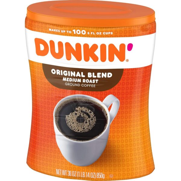 Dunkin' Original Blend Medium Roast Ground Coffee, 30 Ounce - Image 3