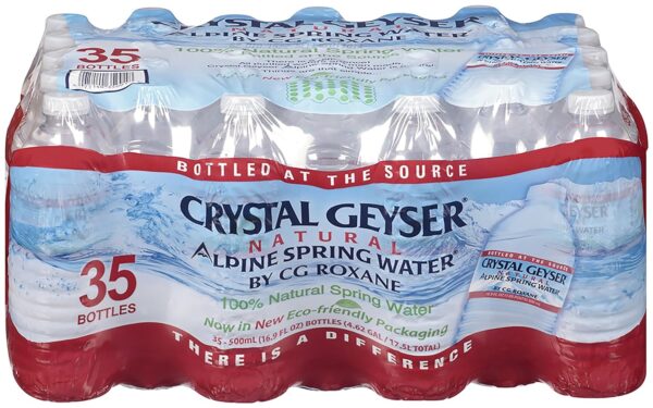 Crystal Geyser Alpine Spring Water, 16.9 oz, 35 ct - Image 7